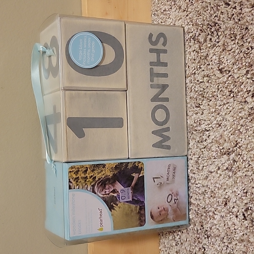Pearhead Wooden Milestone Blocks